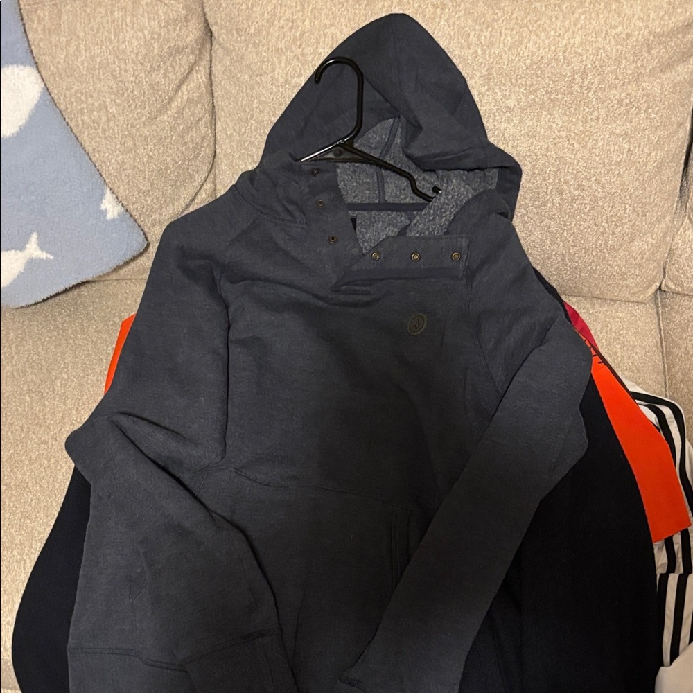 Men's Black Hooded Jacket